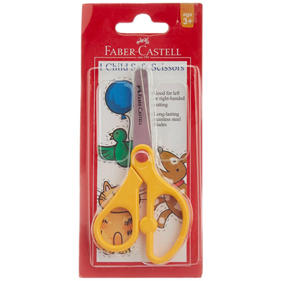 Faber-Castell Child Safe Scissors - Safety Scissors for Kids