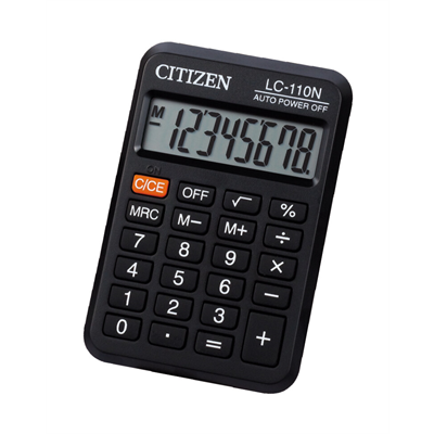 Citizen Calculator LC110N Pocket (8 Digits) - Pocket - Citizen - Swas  Stationery