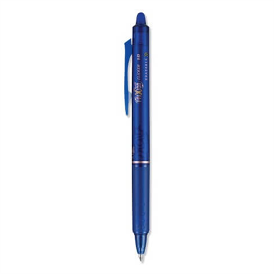 FriXion Clicker Erasable Gel Pen, Retractable, Fine 0.7 mm, Blue Ink, Blue Barrel | Bundle of 5 Dozen