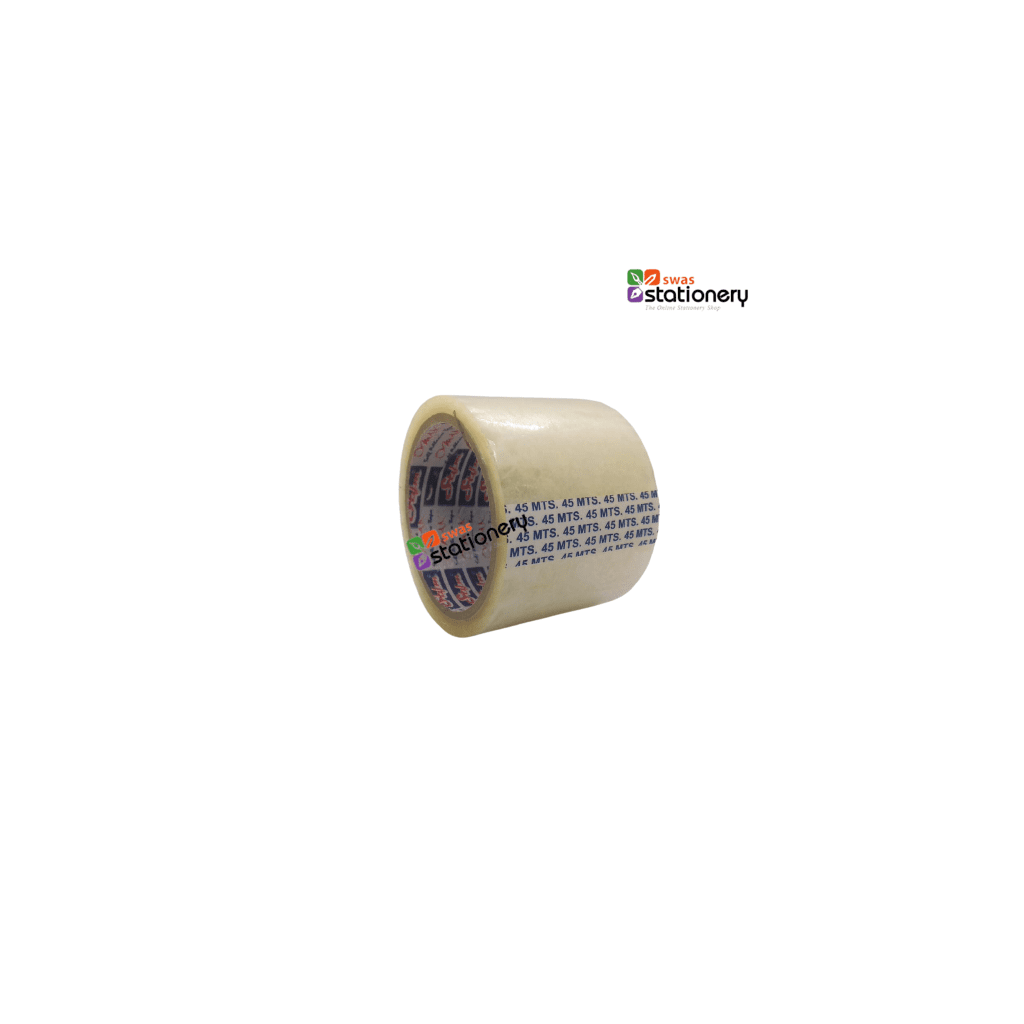 STYM 42micron Transparent Packaging Tape 72MMX45mtr Pack of 3. Clear