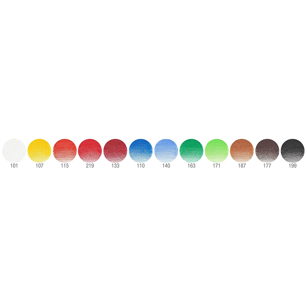 faber castell 12 polychromos colour pencils