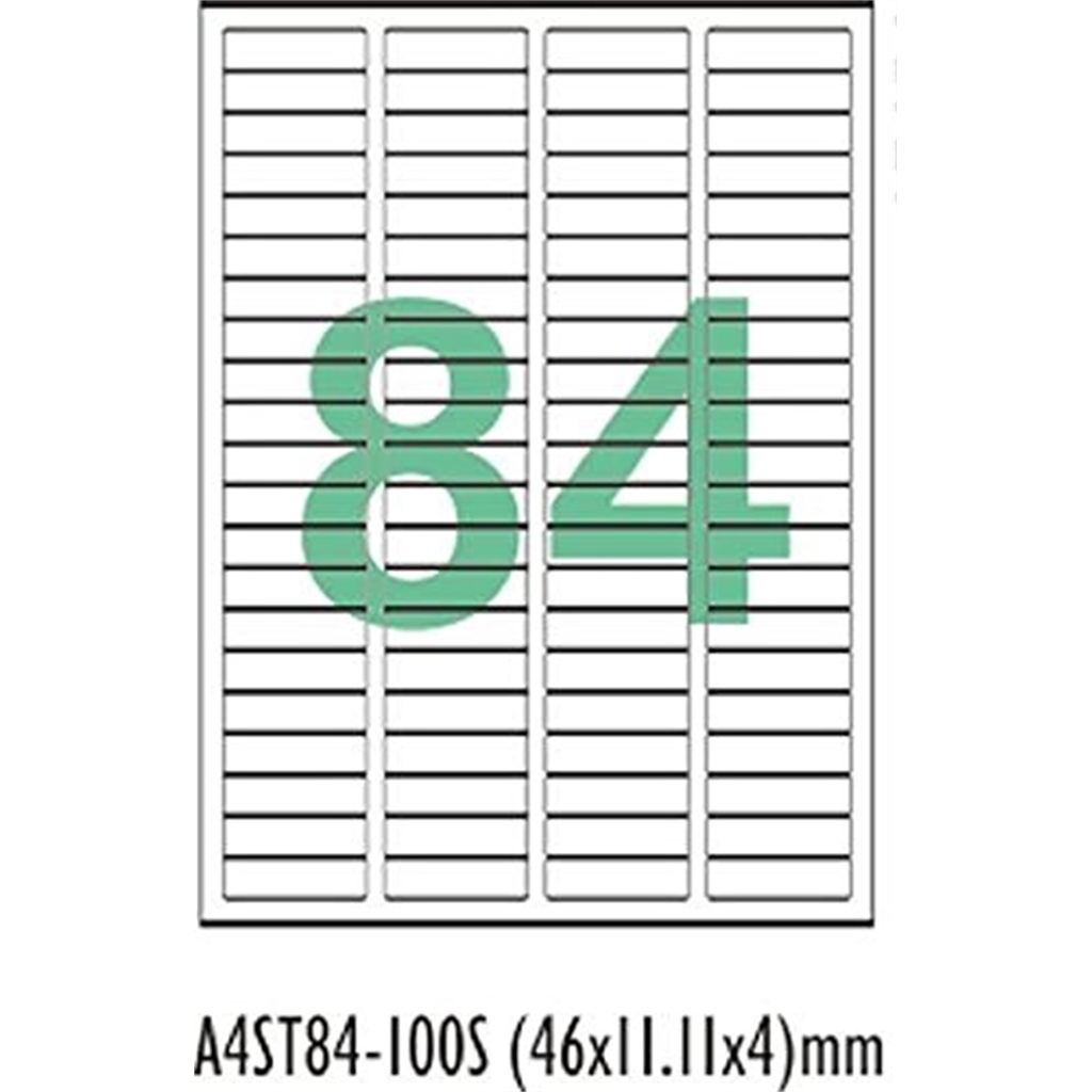 Desmat A4 Size Labels (84 Label Sheet, ST84)- 100 Sheets ...