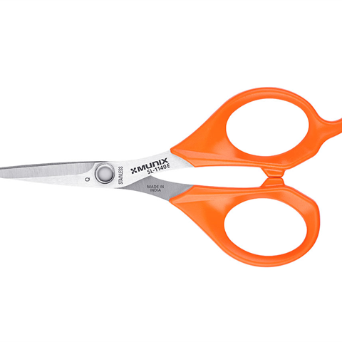 Buy Munix Red Scissors With Safety Cover 128 mm Online at Best