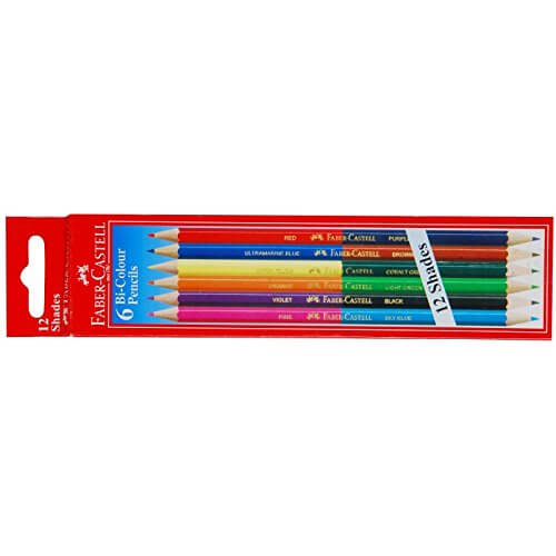 faber castell bi colour pencils