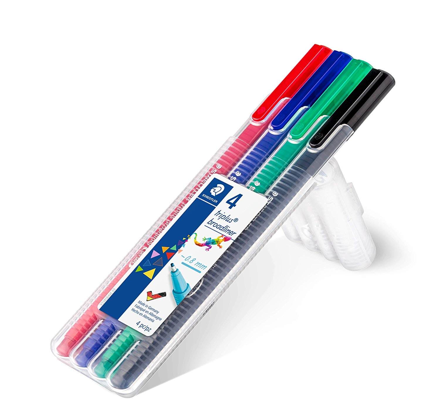 Staedtler Triplus Broadliner pen 4 Color Set Fineliners Staedtler